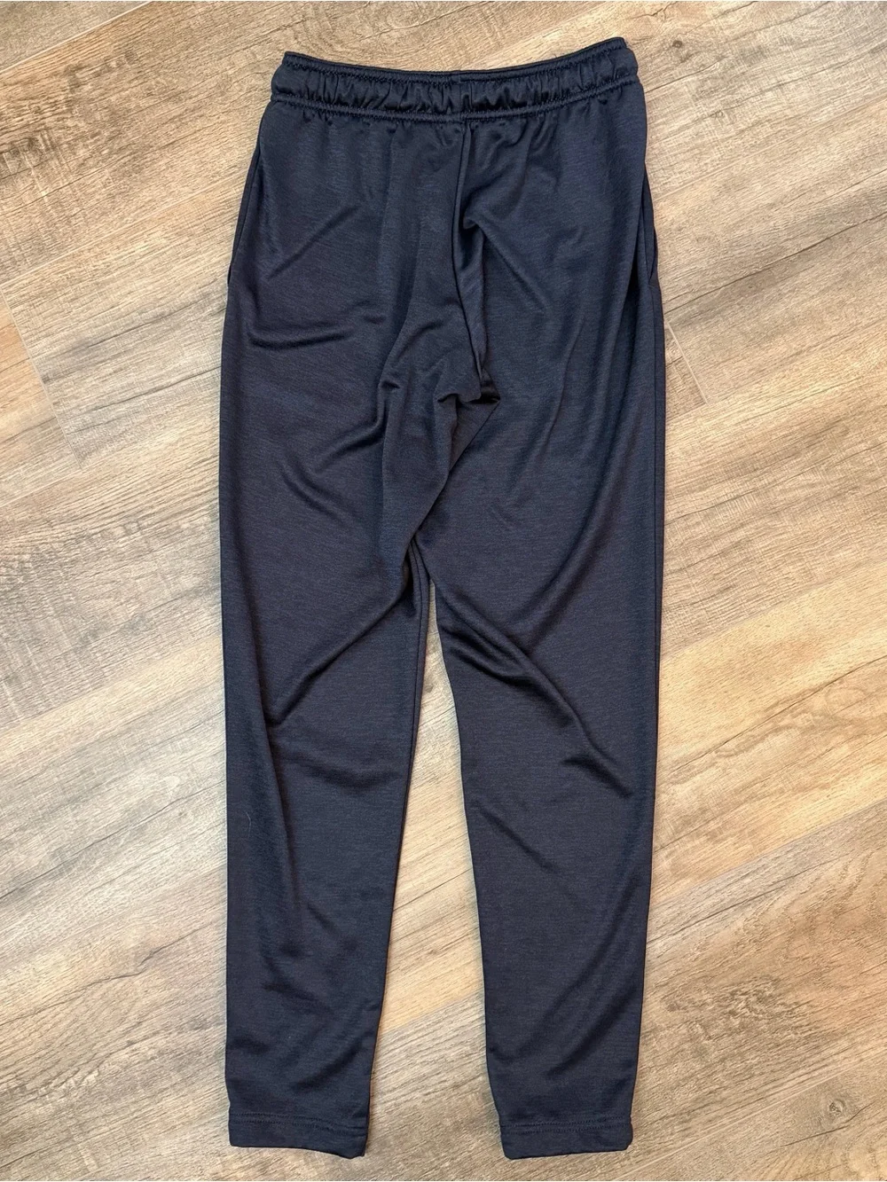 adidas‎ Navy Tapered Athletic Womens Unisex S Athleisure Lounge Blue Drawstring